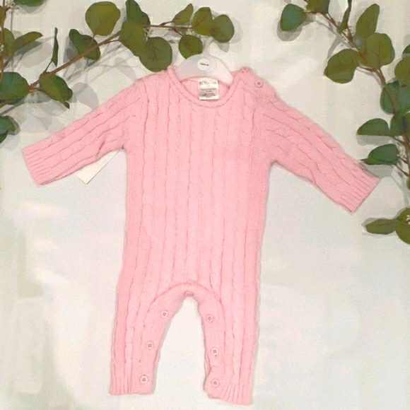 BNWT TOTS Fifth Avenue baby Pink bodysuit.3-6M - Picture 1 of 8